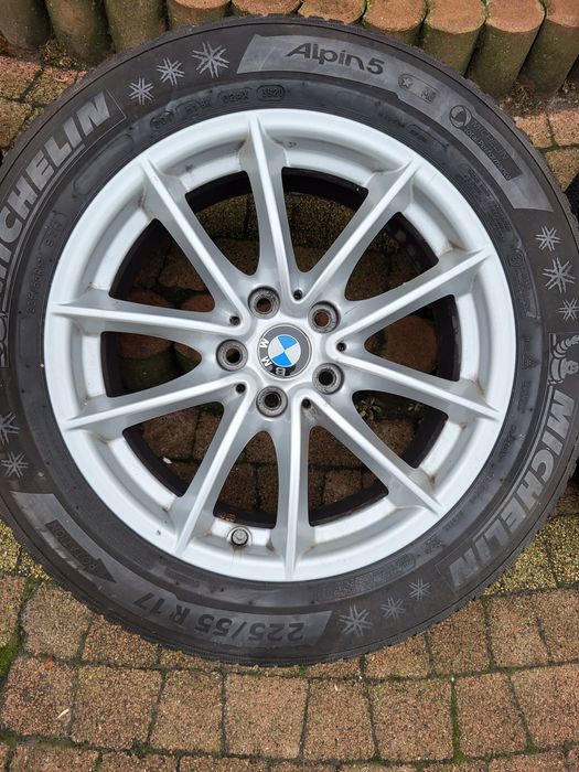 Felgi Bmw 17" 5x112 Opony zimowe 225/55/17 Audi/Vw/Skoda/Seat