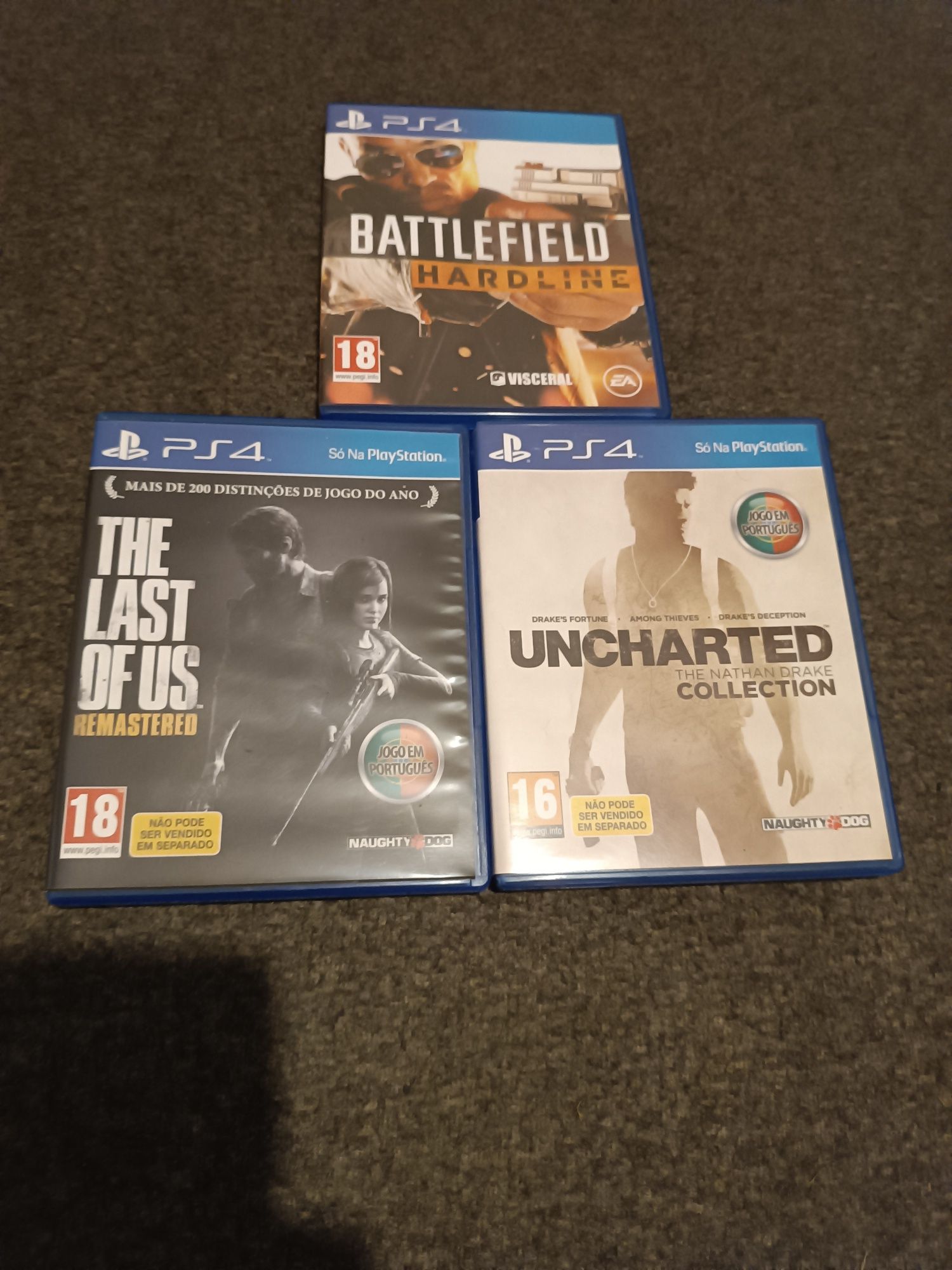 Vendo 3 jogos,uncharted são três jogos num, coleção