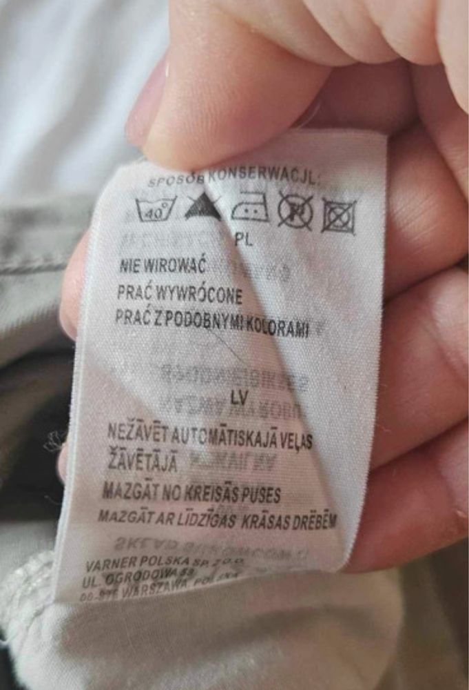 Krótkie letnie spodenki bawełniane Cubus 36 khaki szary