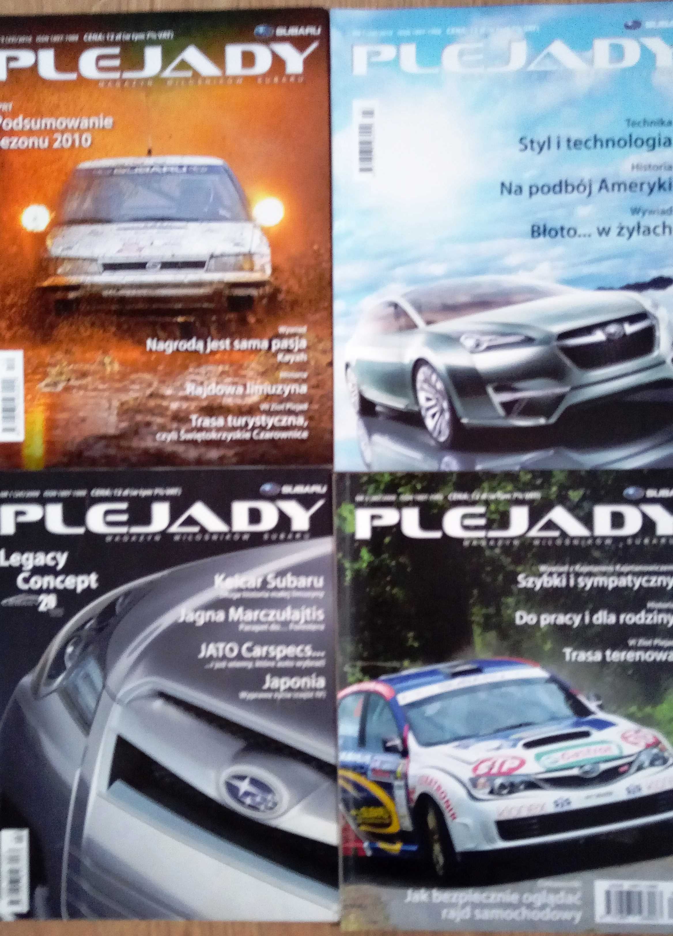 4x Plejady magazyn miłośników Subaru 2009/ 2010