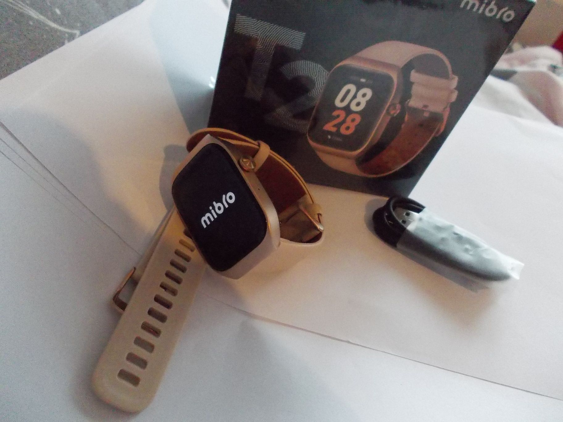 Smartwatch Mibro Watch T2 złoty GPS