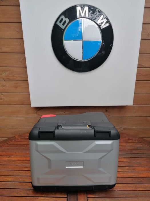 BMW K50 K51 Kufer aluminiowy lewy srebrny NOWY oryginalny K81 K82 GS