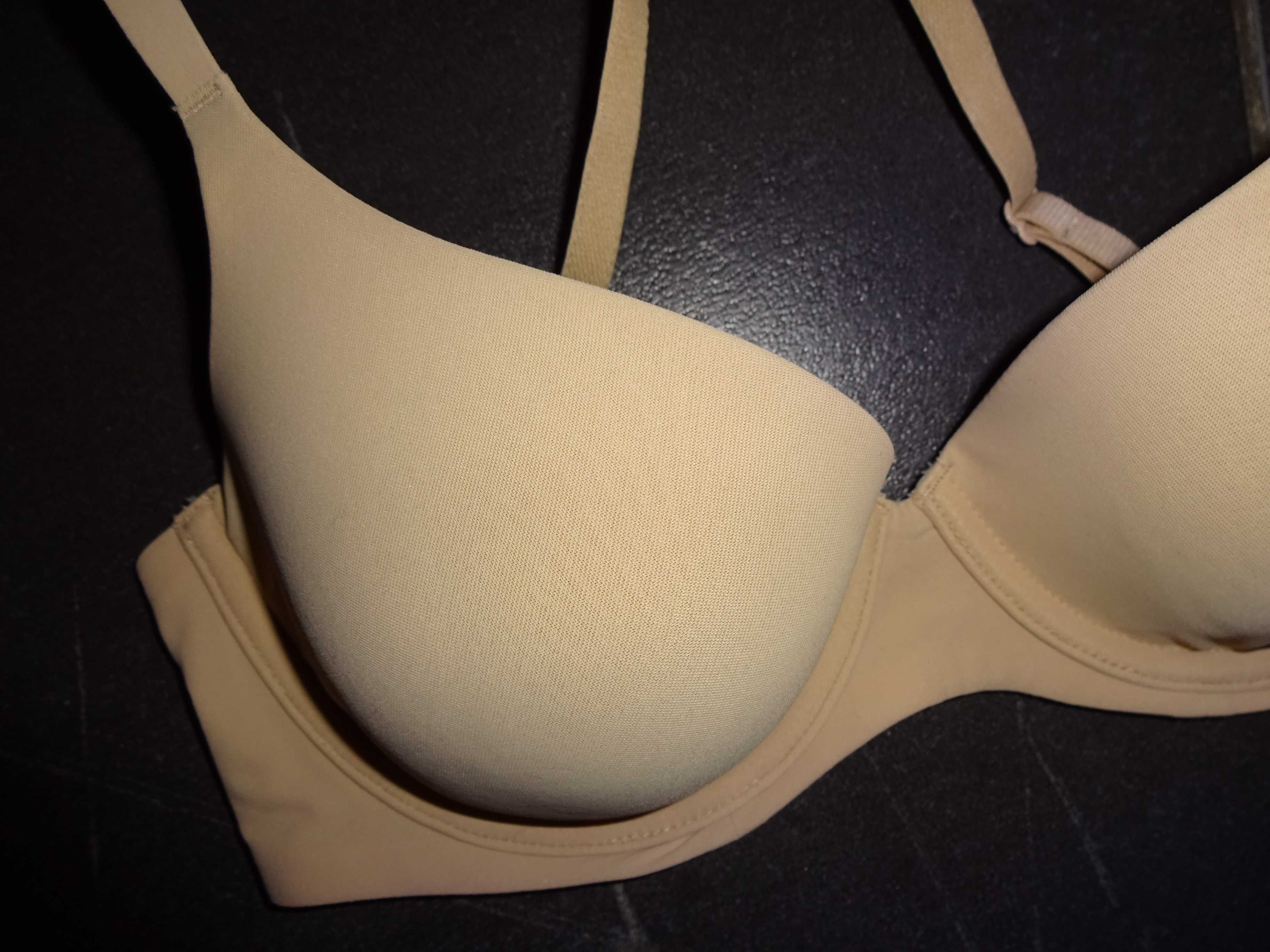 Calvin Klein Demi Bra cielisty beżowy biustonosz OKAZJA 32 D / 70D