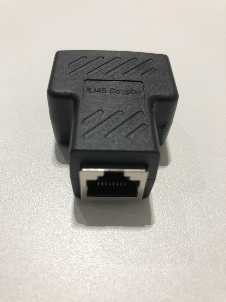 conector adaptador 1 para 2 lan rj45