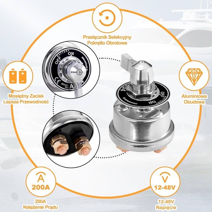 Spurtar a804 wyłącznik odłącznik akumulatora