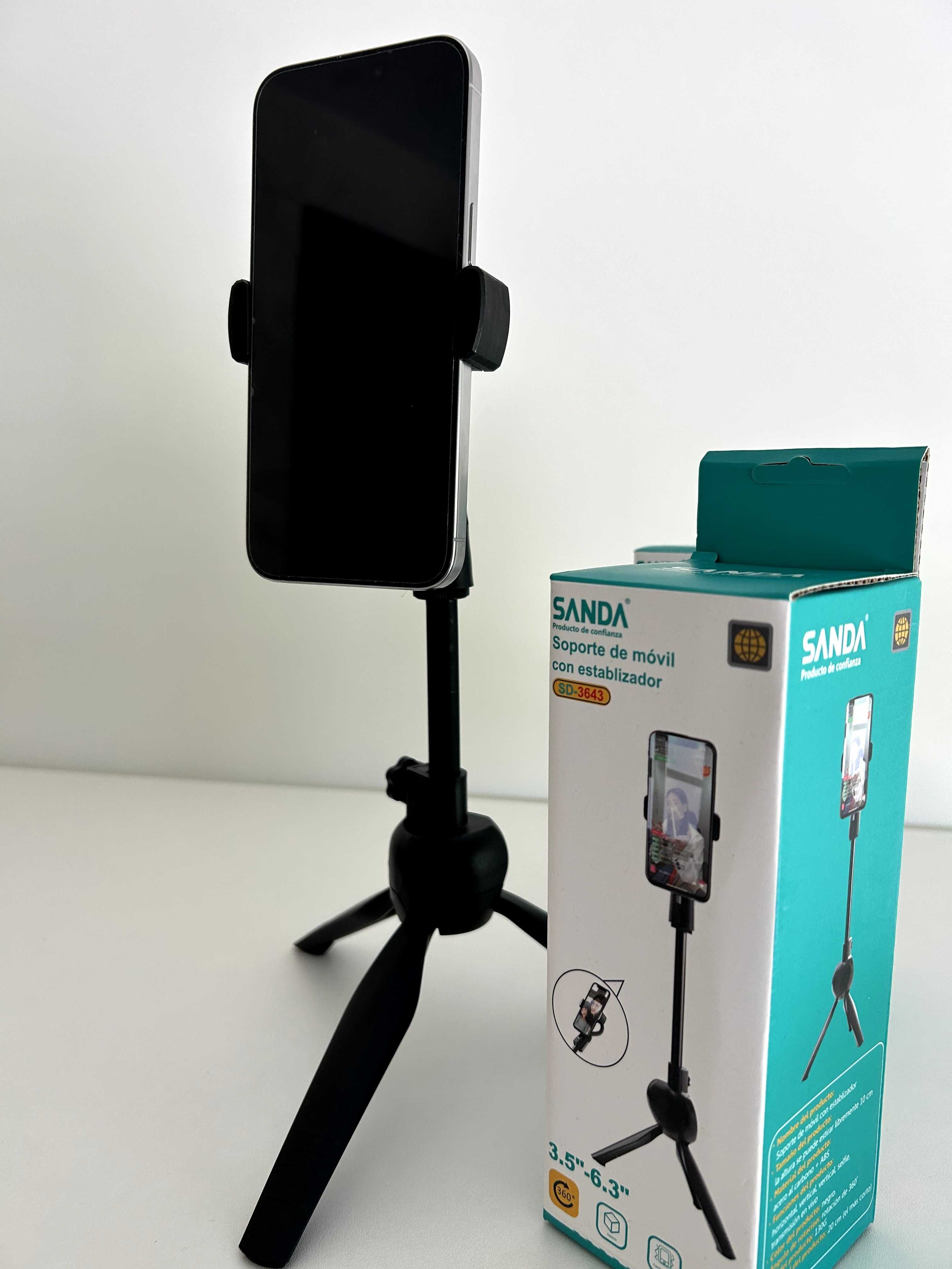 Suporte com estabilizador para Telemóvel