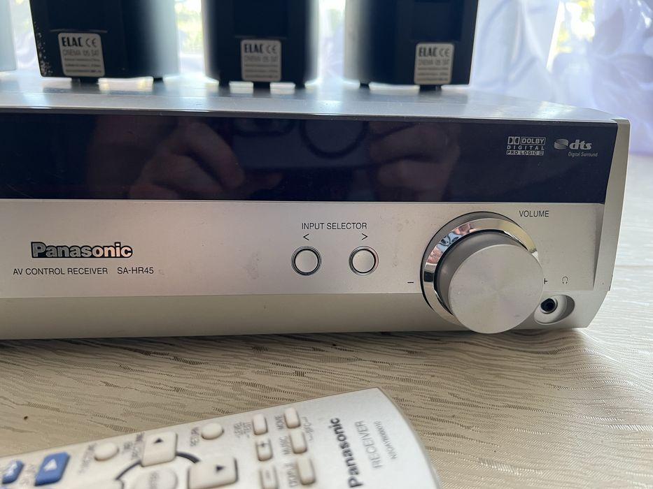 Panasonic SA-HR45 + głośniki ELAC Cinema 05 ESP