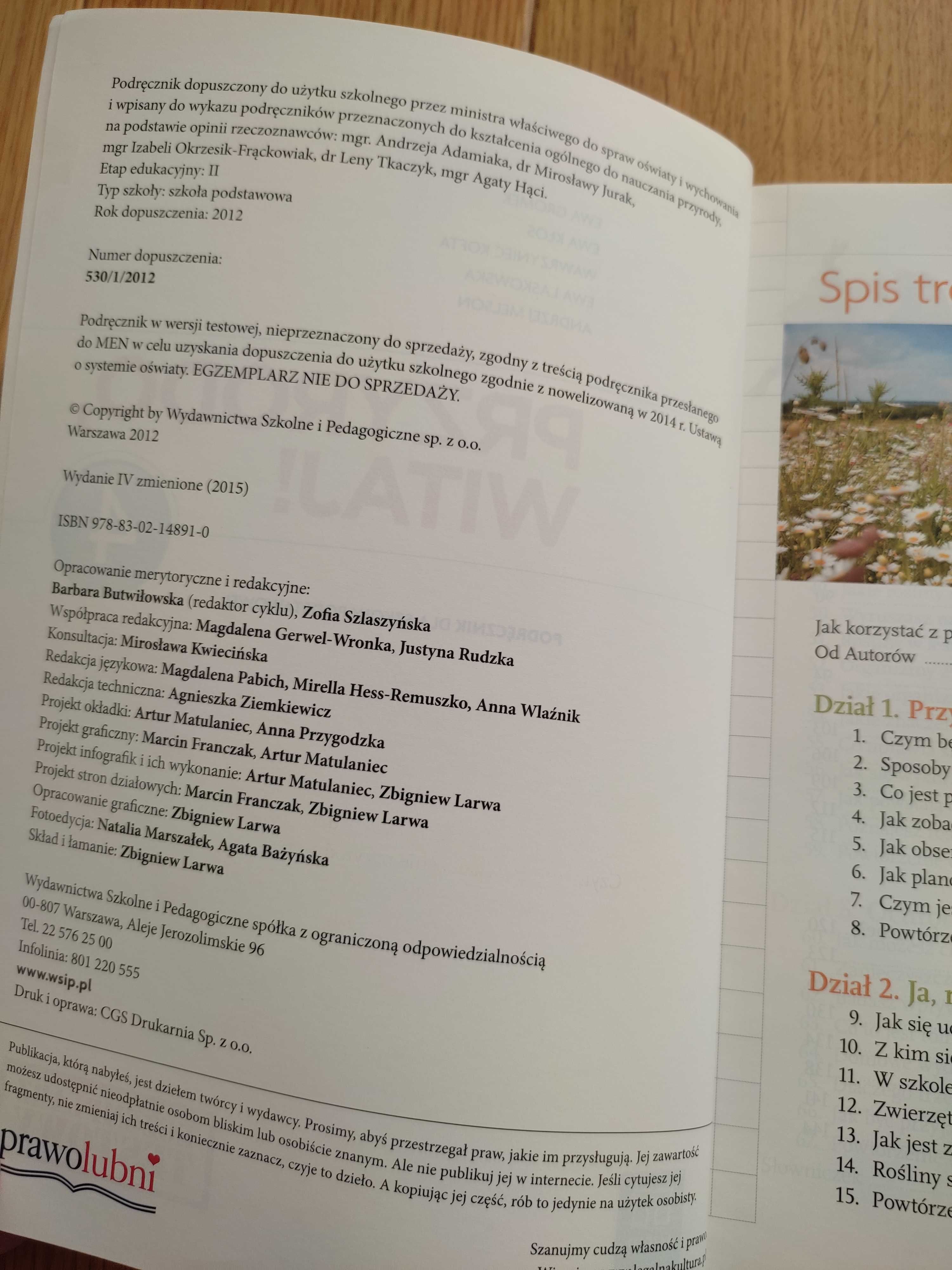 Przyrodo witaj! WSiP podręcznik do przyrody kl.4