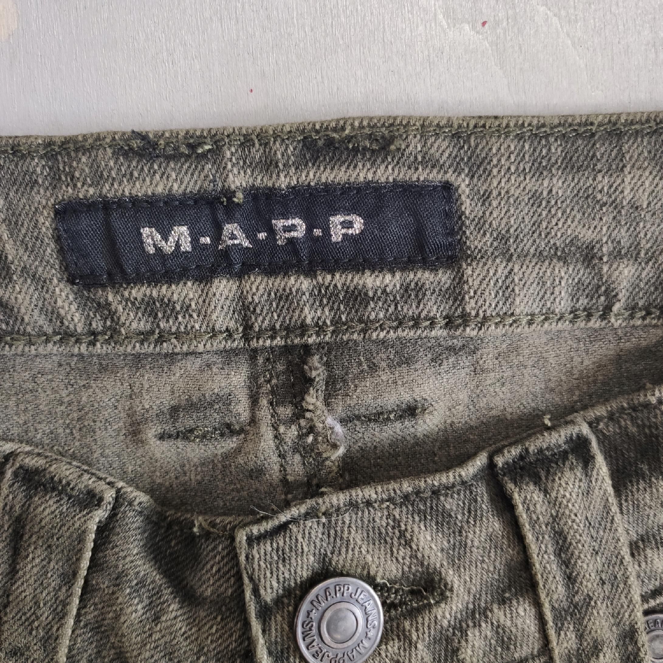 M.a.p.p. Zielone jeansowe spodenki damskie rozm 26