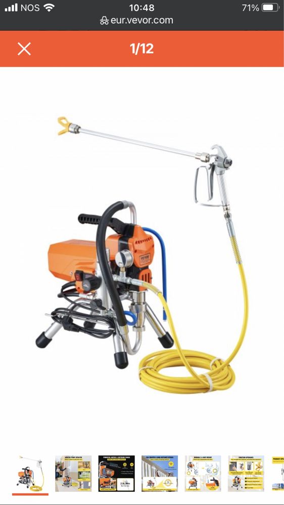 Maquina de pintura airless vevor
