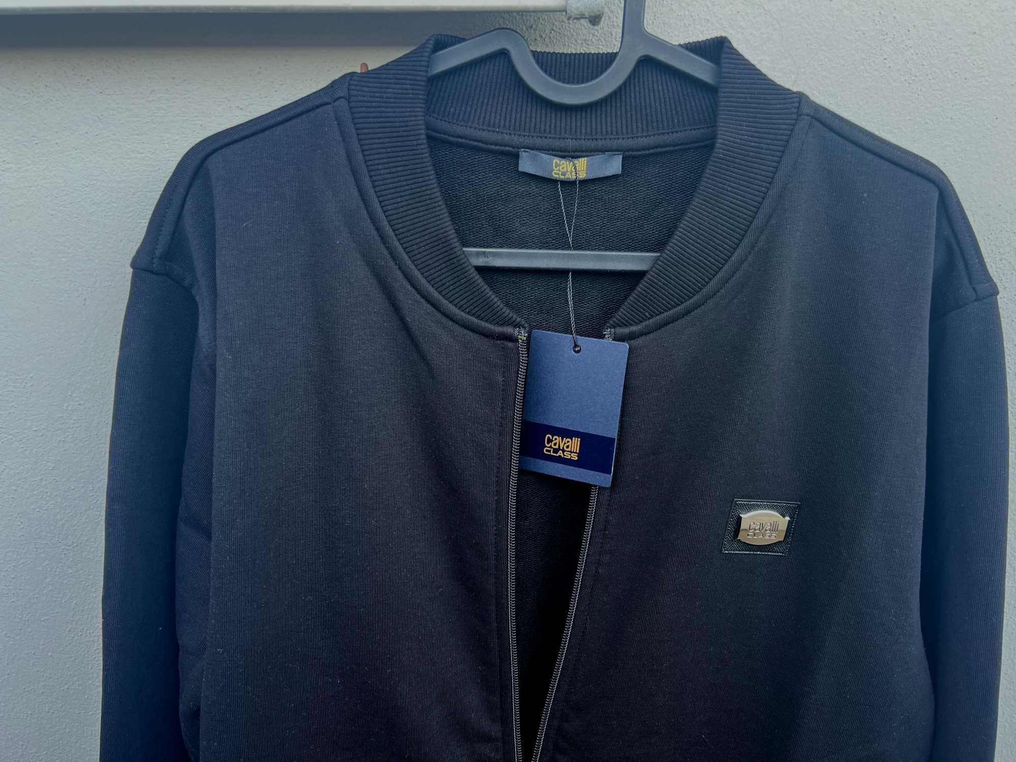 Roberto Cavalli Czarny Sweter Męski roz.M, Nowy z Metką