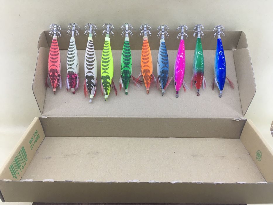 10 toneiras, palhaços para pesca ao choco, Lote1