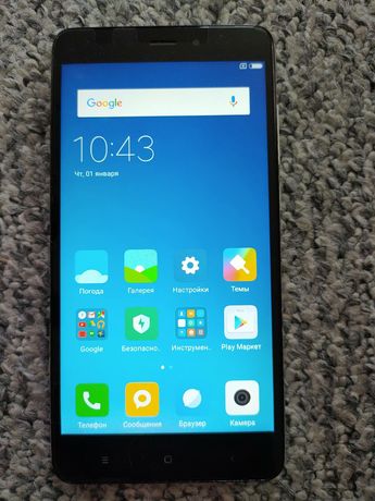 Телефон Xiaomi Redmi Note 4 (4/64)