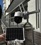 Автономна! Камера відеонагляду 4G сімкарта поворотна ptz вулична