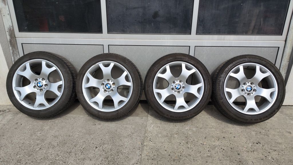 Felgi z oponami  19" 5x120 BMW X5 styling 63 proste wyważone