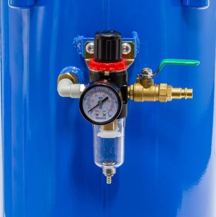 Máquina Tanque decapagem jacto de areia 26 Lt granalha e coridão AP28