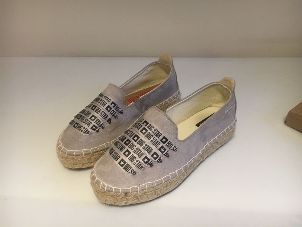 Espadryle gruba podeszwa Big Star 38 NOWE baleriny