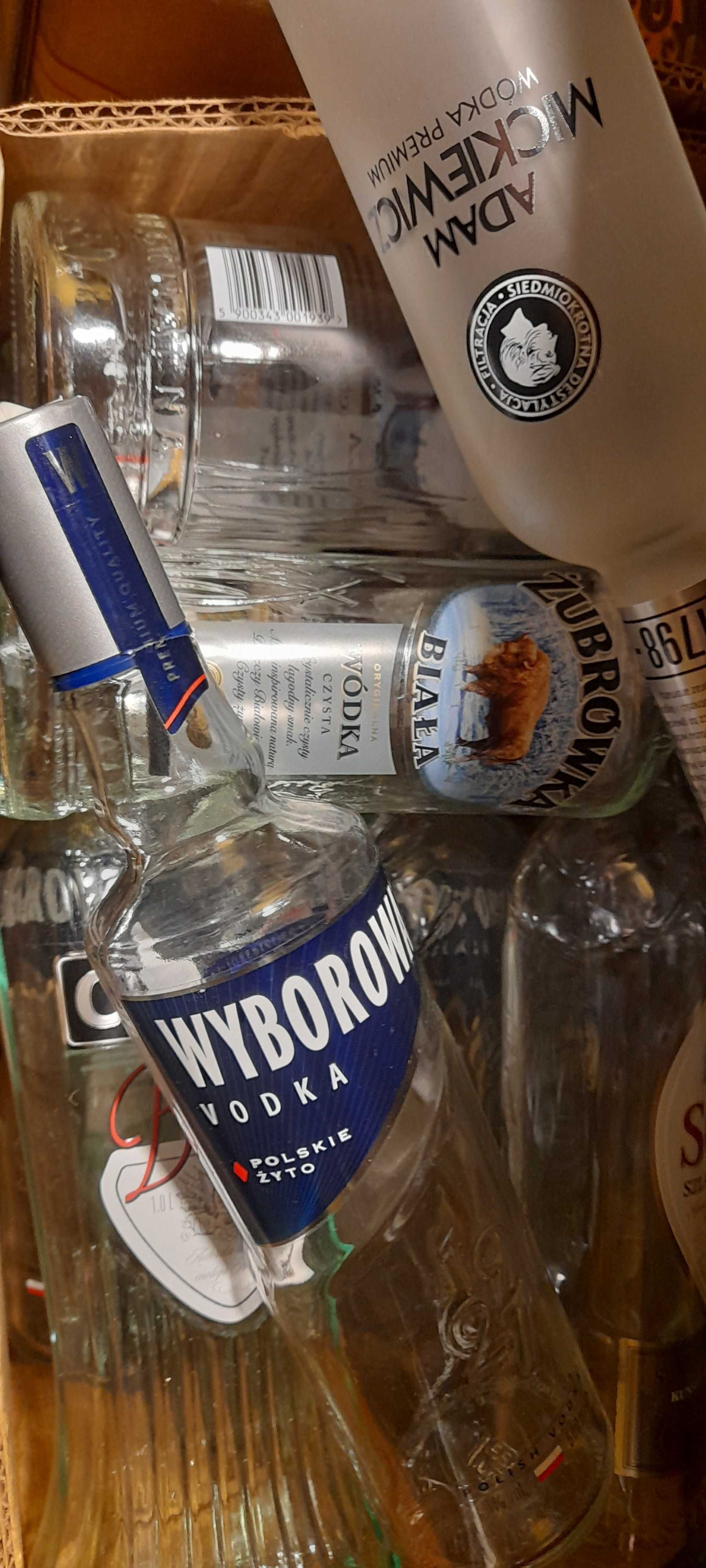 butelki szklane puste opakowania zdezynfekowane wiadomo