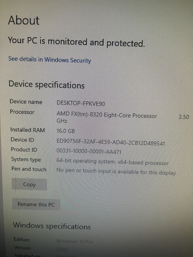 Komputer stacjonarny GTX960 AMD 8320 16 GB RAM 1,5TB SSD 1TBHDD