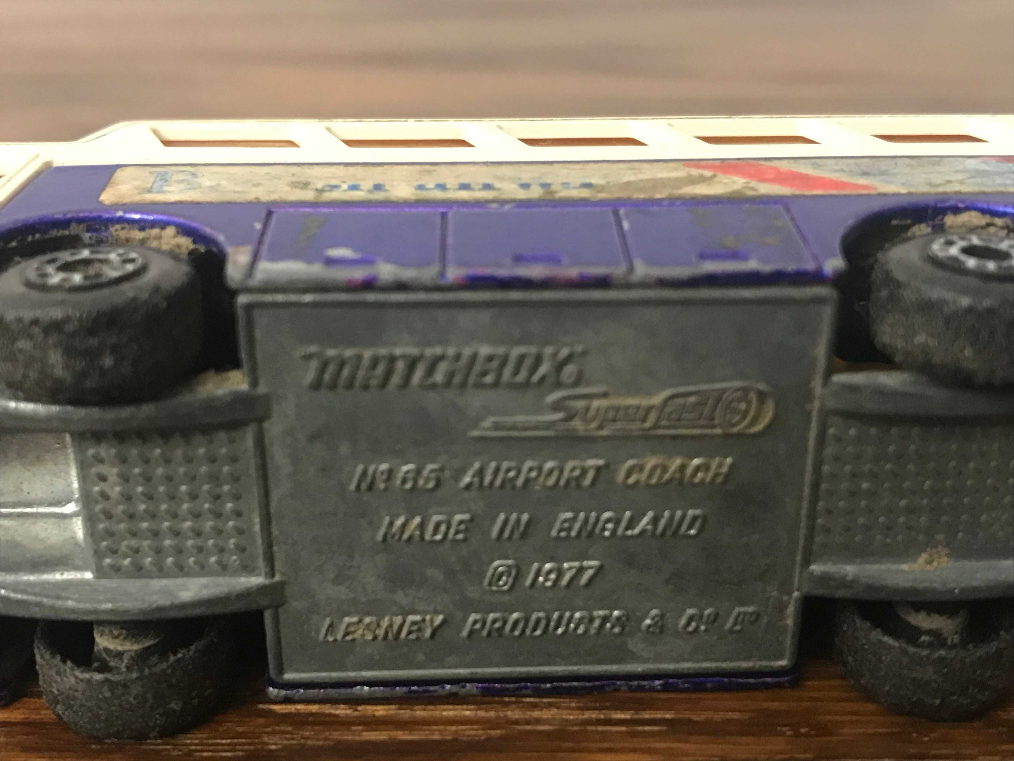 Matchbox No 65 Airport Coach British Airways resorak vintage prl