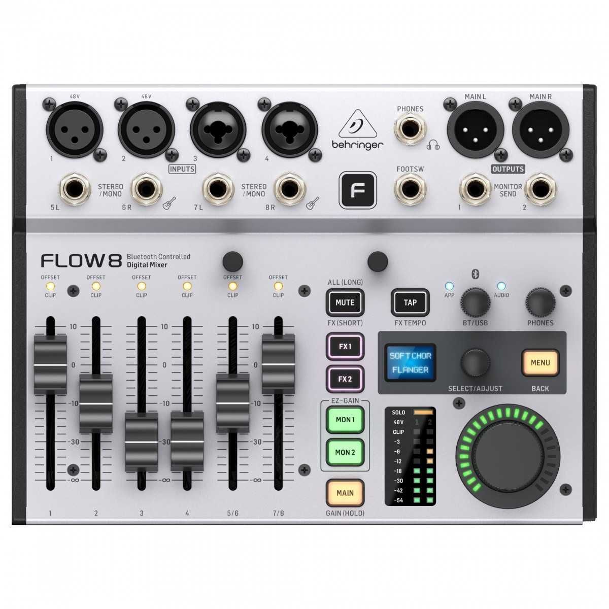 Mesa Digital de 8 Canais Behringer FLOW 8