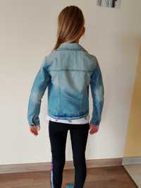 kurtka jeansowa dla dziewczynki 146