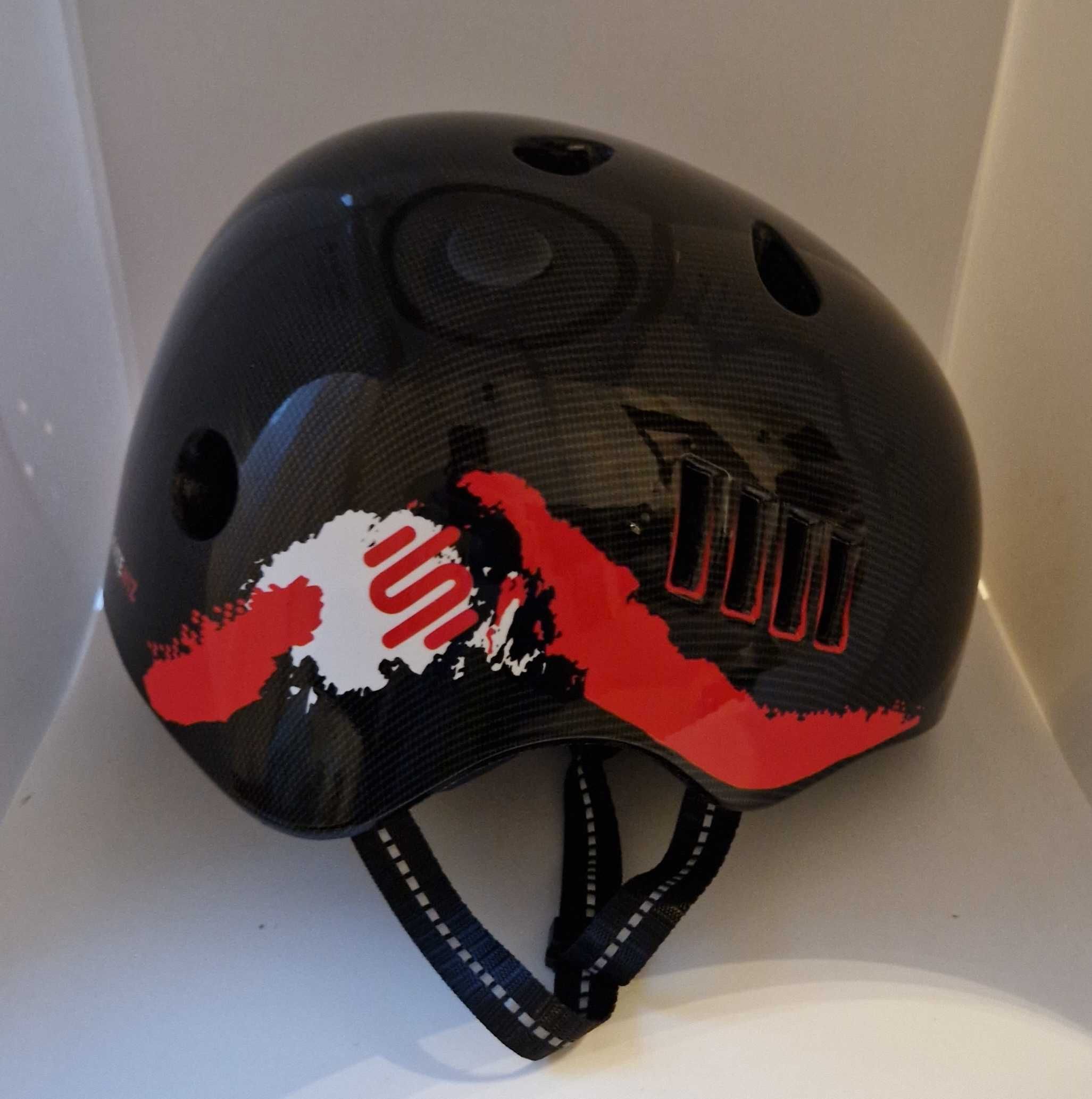 SKATEWIZ Kask rowerowy dla dzieci i młodzieży 53-57 cm