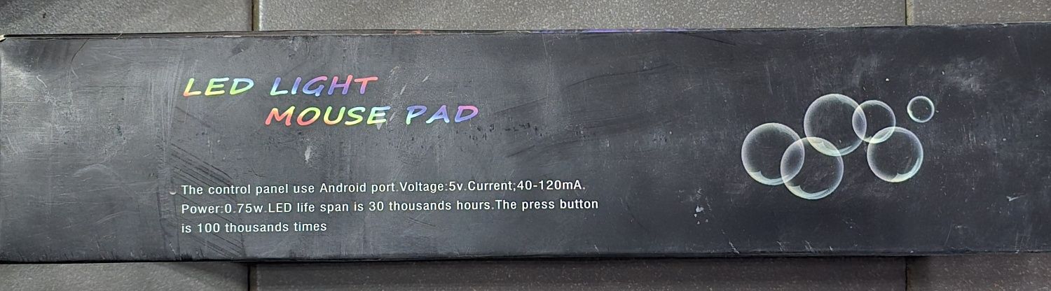 Podkładka pod mysz gamingowa RGB