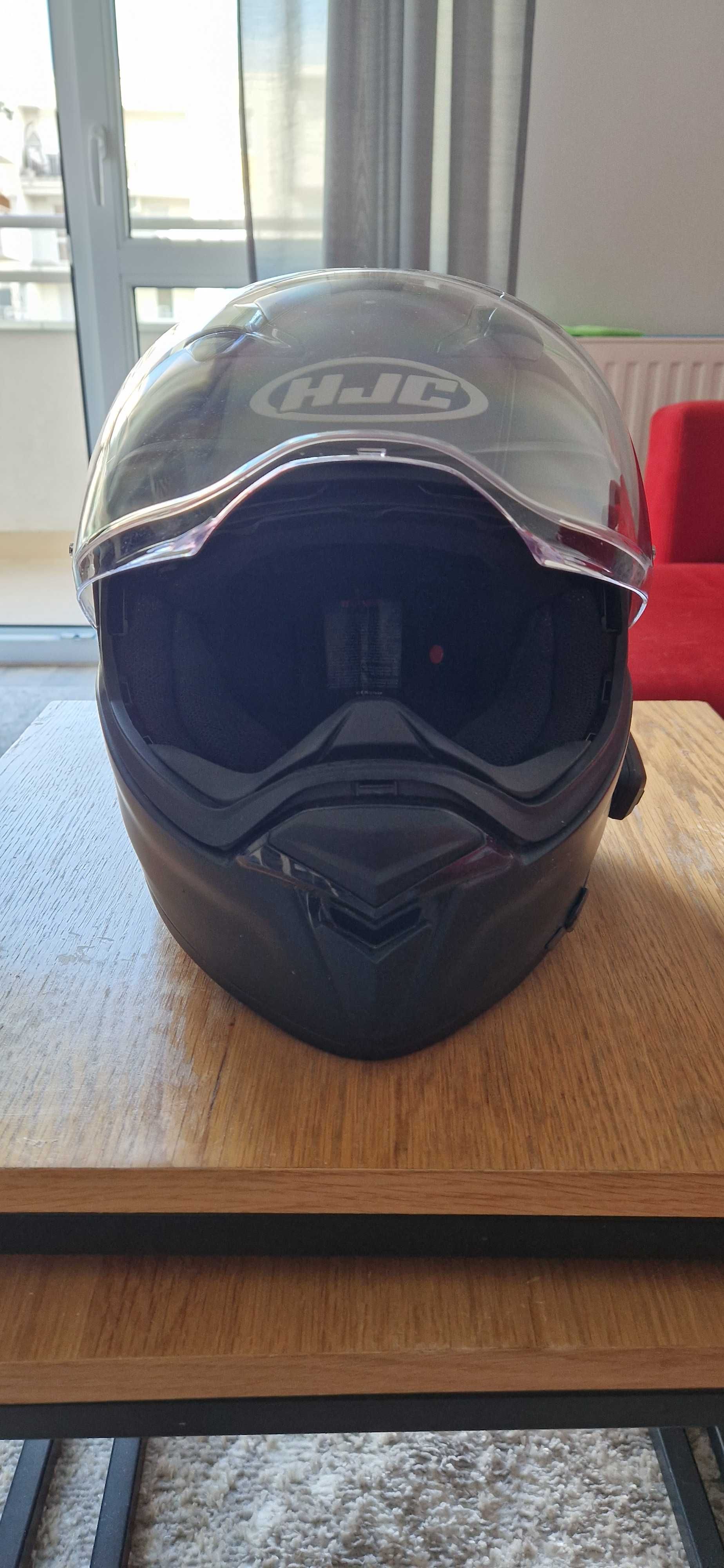 Kask motocyklowy HJC F70 + interkom