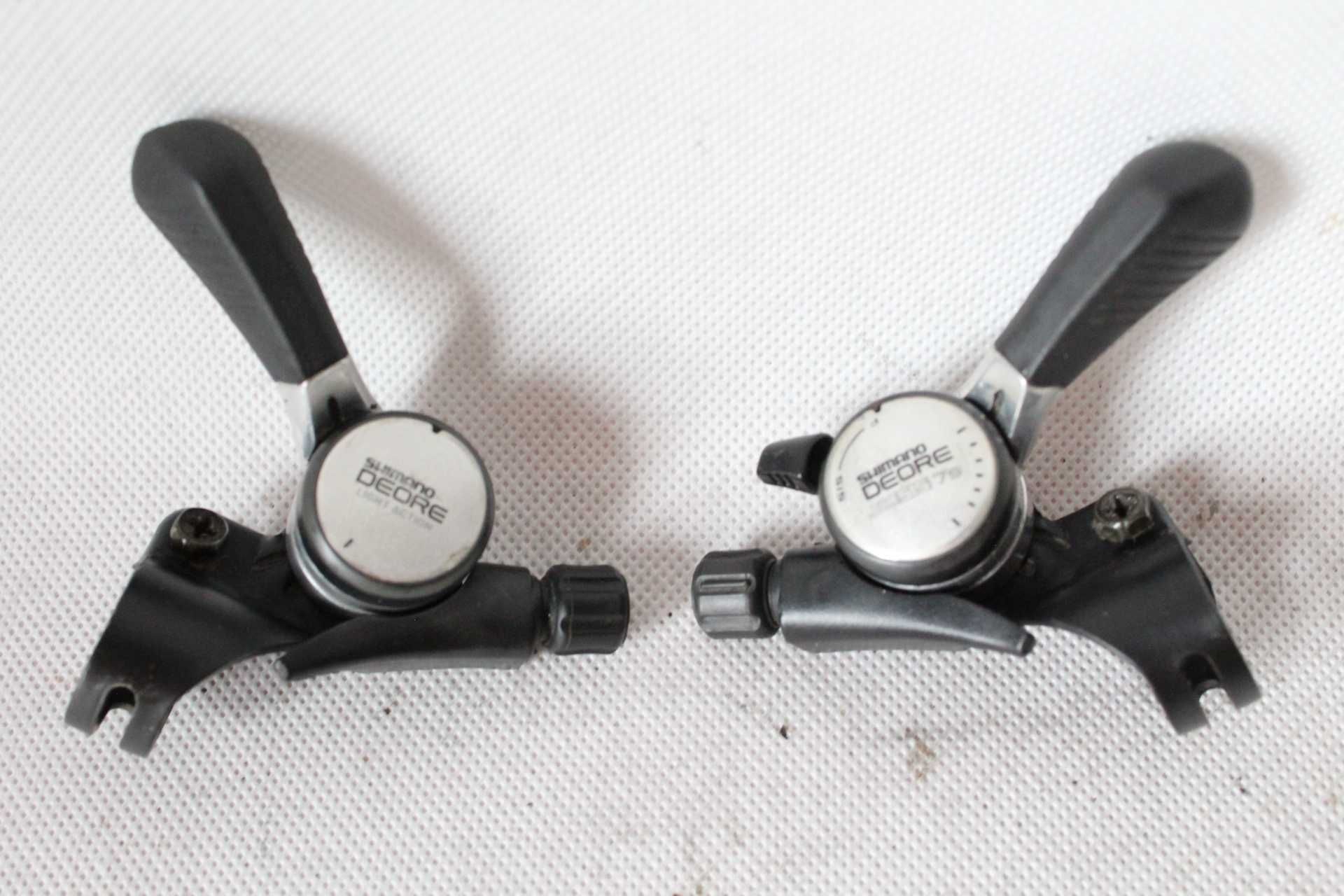 SUPER STAN manetki shimano deore THUMB SL-MT62 retro mtb 3x7s co2