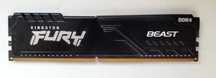 Pamięć RAM do PC DDR4 Kingston Fury Beast Black 1x8GB 3200MHz