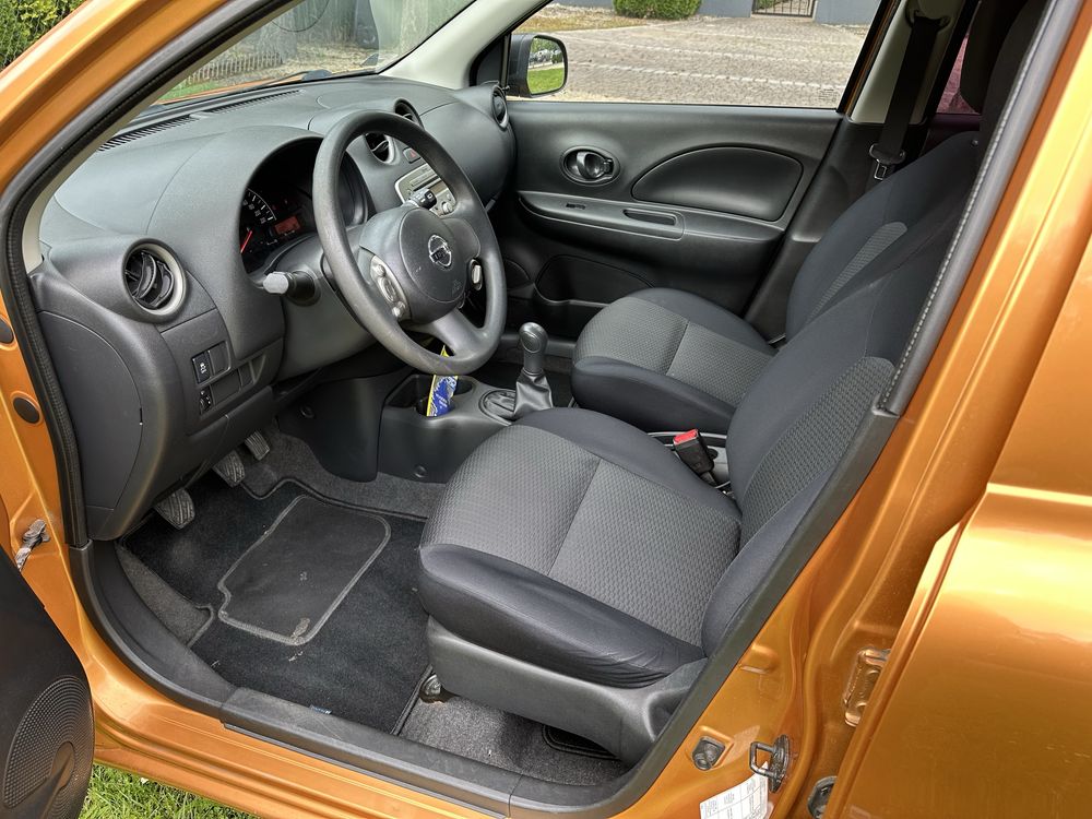 Nissan Micra k13 5drzwi 2011 salon pl bezwypad.80tys km przebieg klima