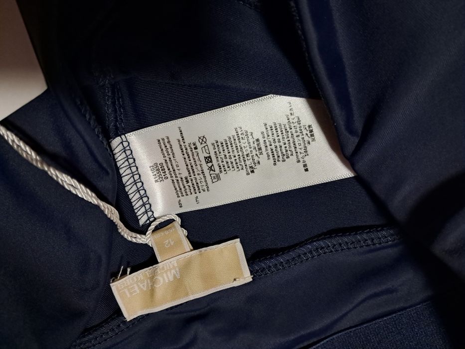 Michael Kors legginsy leginsy Śląskie materiał logowane z lampasem gra