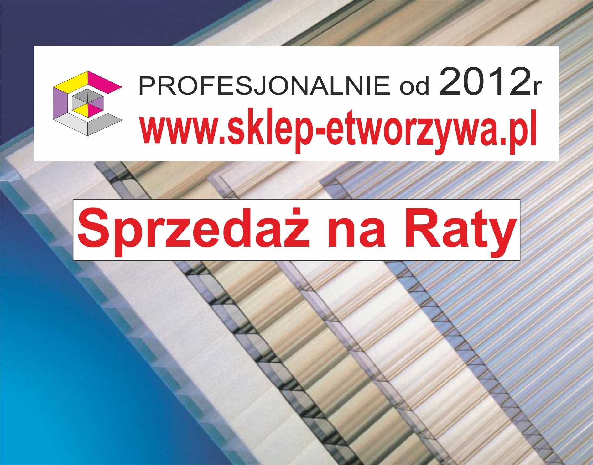 Raty / dostawa /Poliwęglan. komorowy Lity płyty dach taras pergola