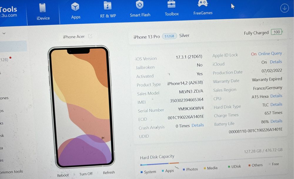 Iphone 13 pro 512gb ідеал