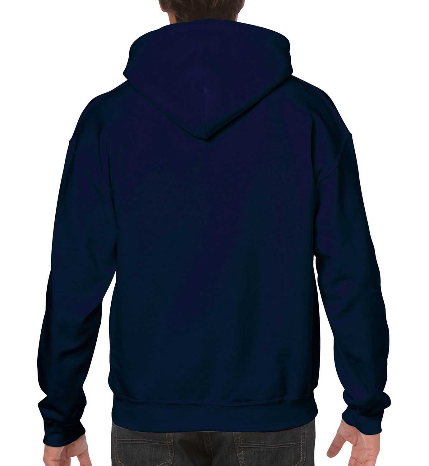 Bluza z kapturem GILDAN Heavy Blend granatowa S