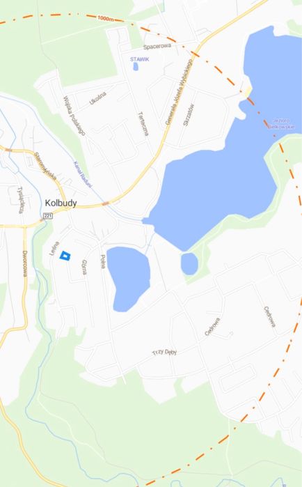 Działka budowlana Kolbudy 577m2