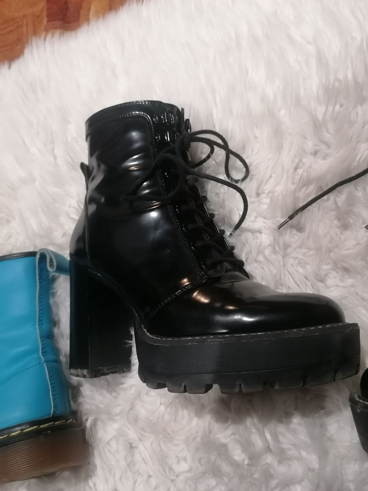 buty botki glany trzewiki  jak martens martensy 36 czarne n