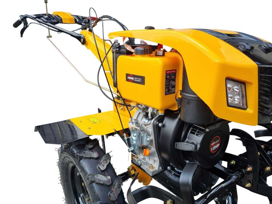 Glebogryzarka spalinowa HDM 1350D 140cm DZIK 12KM Diesel KAMA ROZRUCH