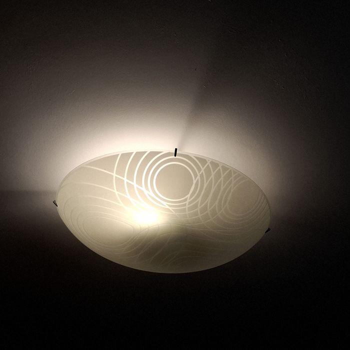 Plafon lampa Ikea Calypso koła 50 cm-3 żarówki