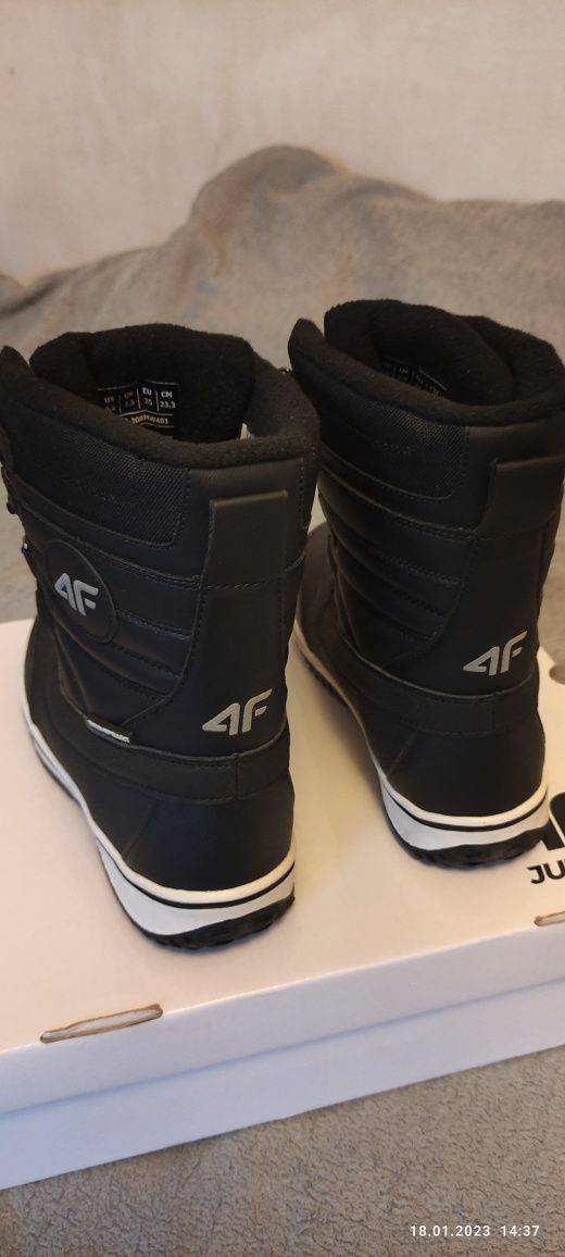 Nowe śniegowce buty zimowe 4F rozmiar 35