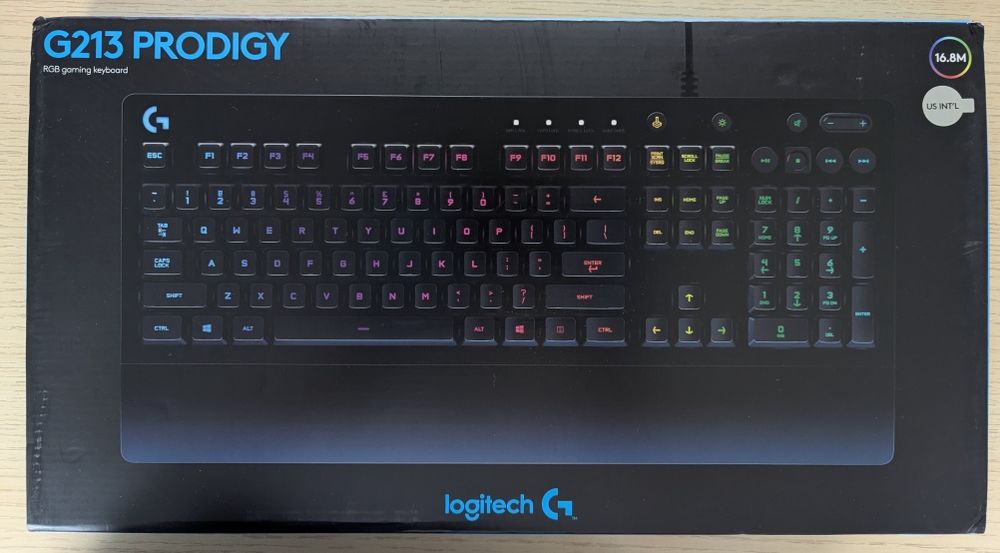 Klawiatura Logitech G213 Prodigy + pudełko