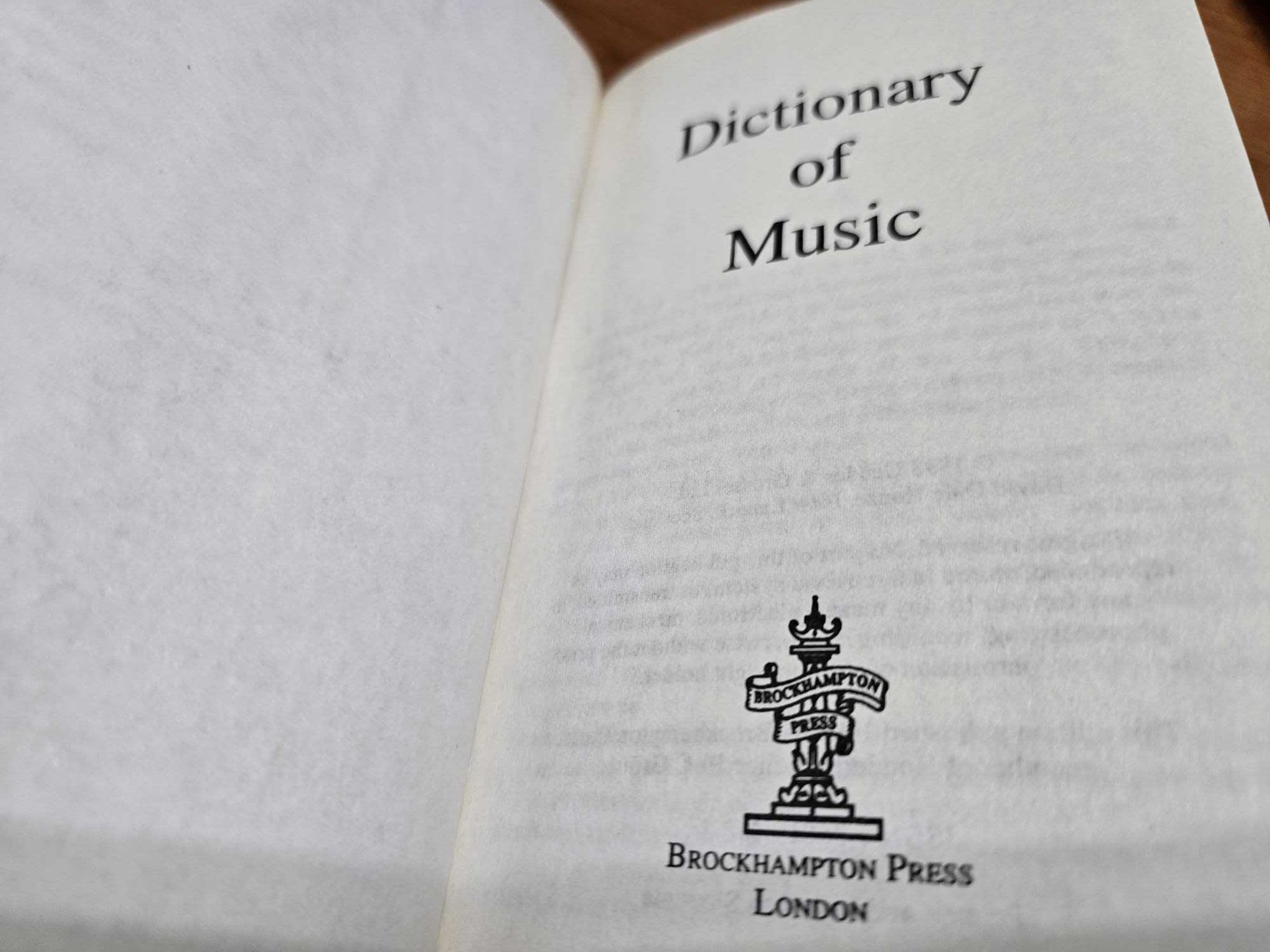 Dictionary of Music - Brockhapton Reference