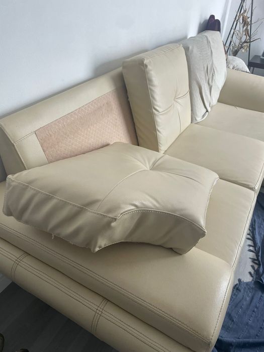 Sofa 3 lugares + chaise longue usado