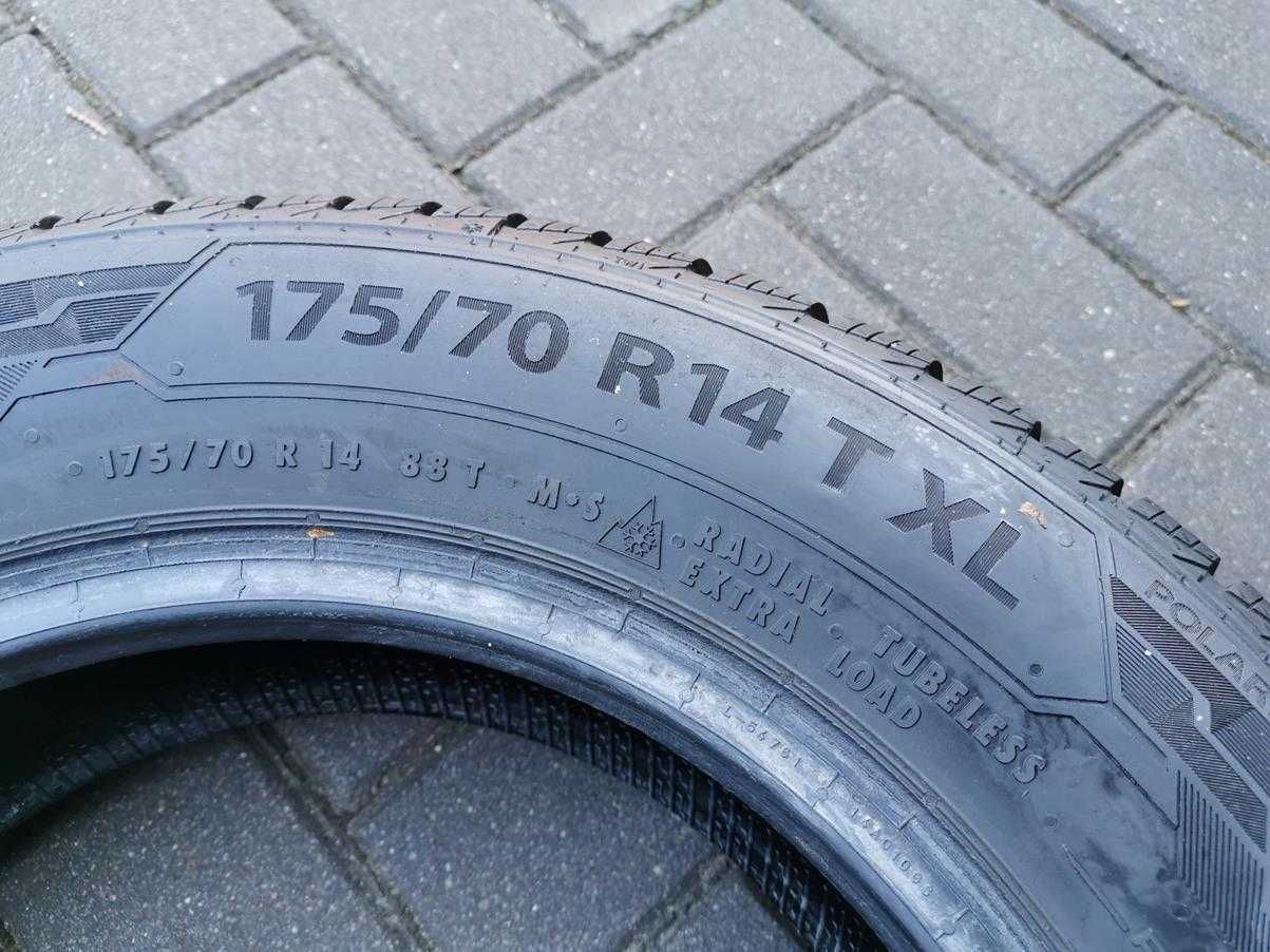 175/70 88T R14 BARUM Polaris5 2023r 8mm ZIMOWE 2szt Opony jak NOWE