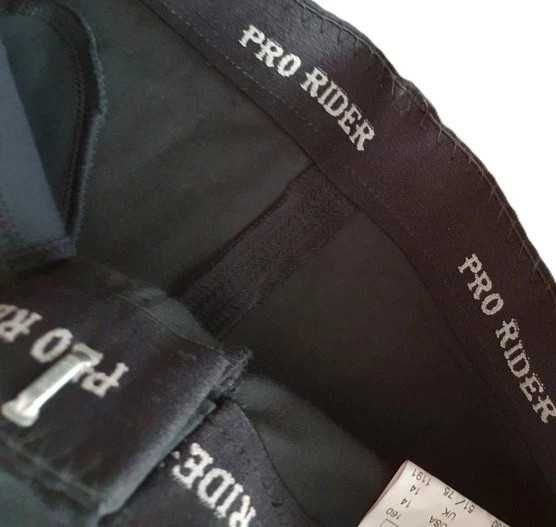 Nowe z metkami czarne bryczesy unisex Pro Rider na 160cm