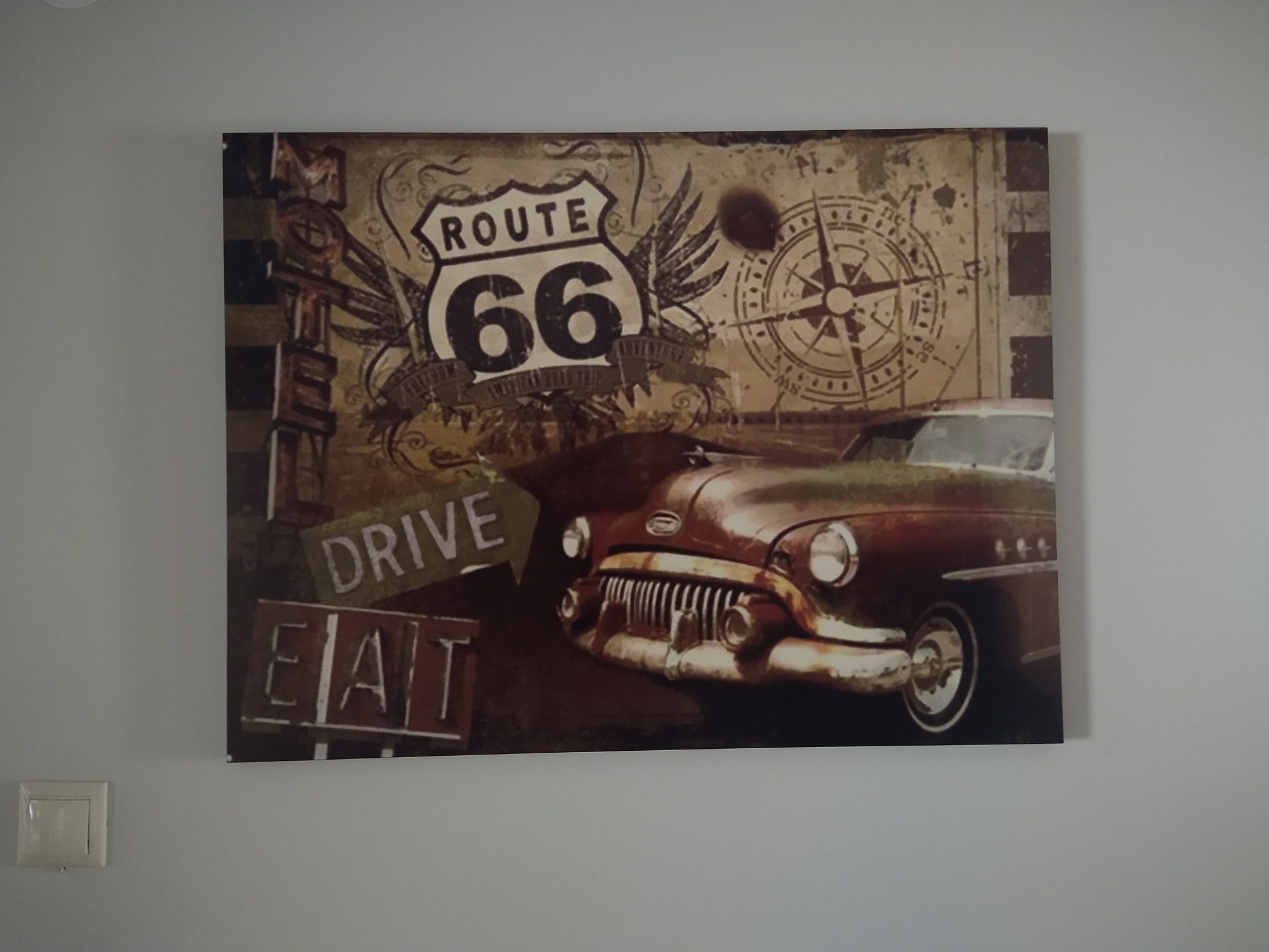 Obraz ROUTE 66 Druk na ścianie szkle itp.