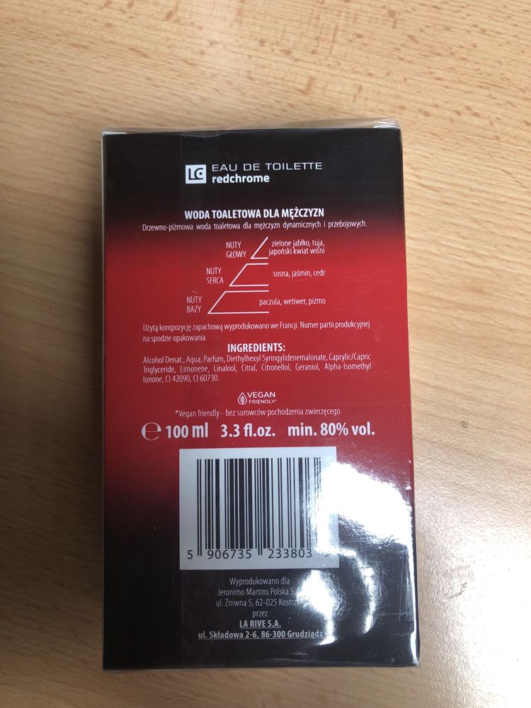 Woda toaletowa red chrome