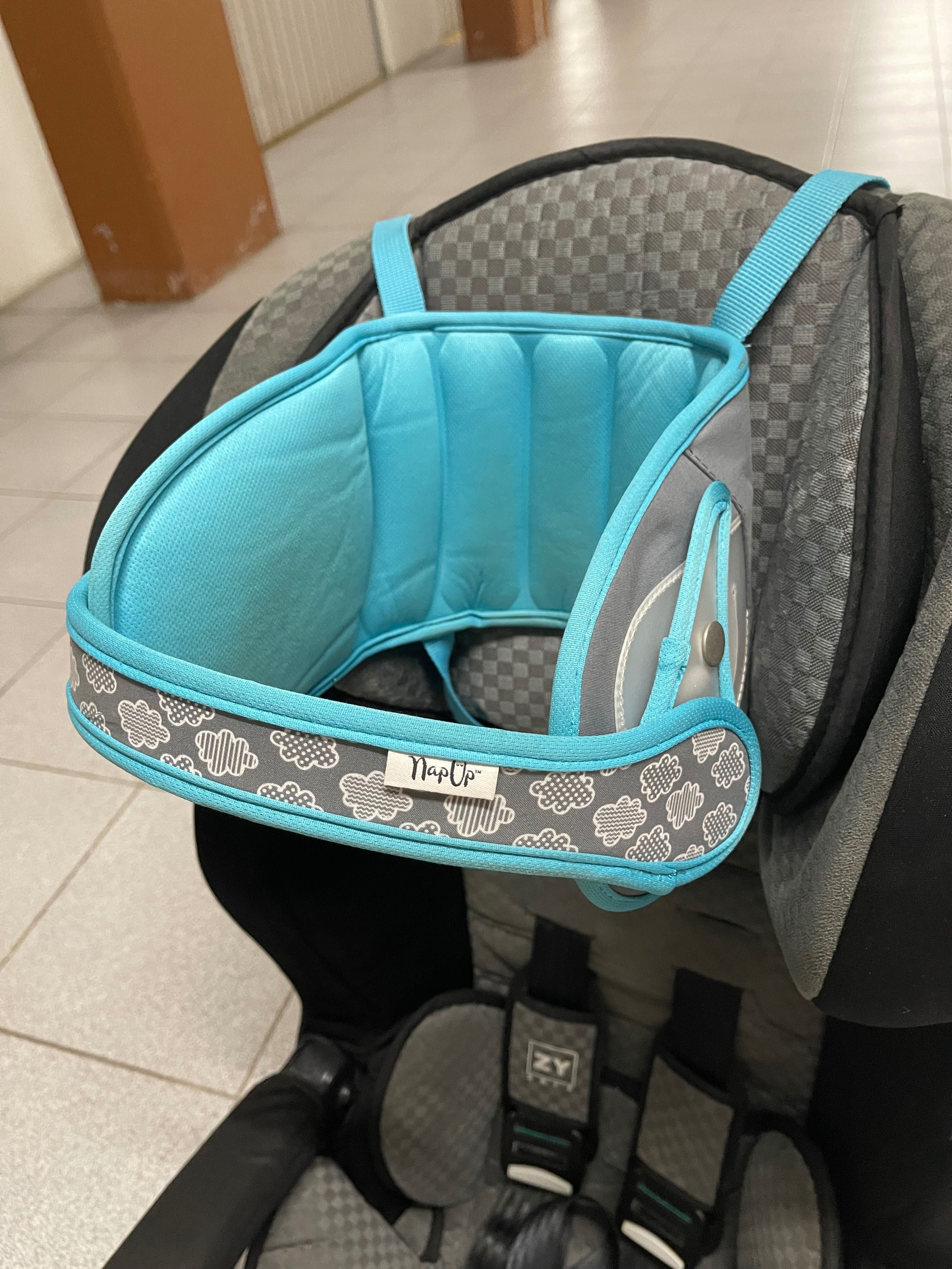 Cadeira Auto Gr 1/2/3 ZY Duo Isofix + NapUp Apoio de cabeça + Extensor