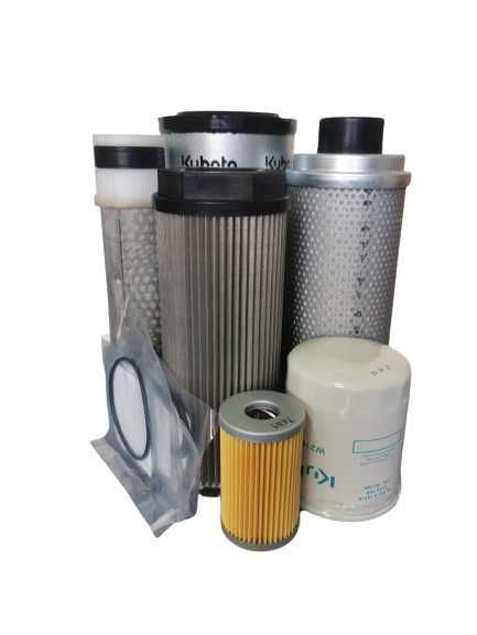 Oryginalny zestaw serwisowy filtry do minikoparki KUBOTA KX61-3 KX71-3